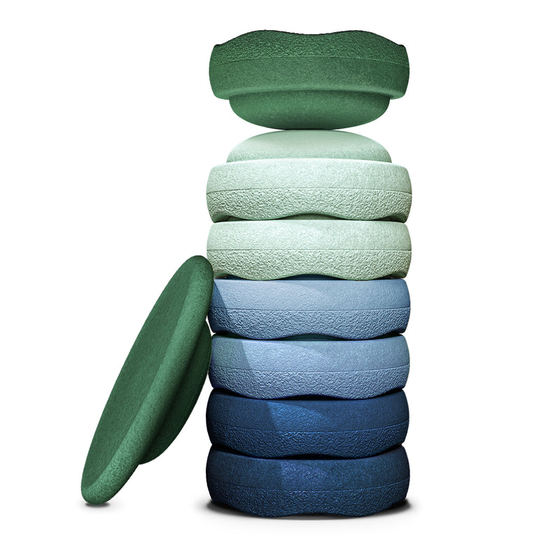 Stapelstein® - Waters & Greens Set | 8er-Set / waters & greens