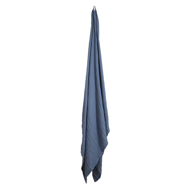The Organic Company - Fine Badetuch | grau blau