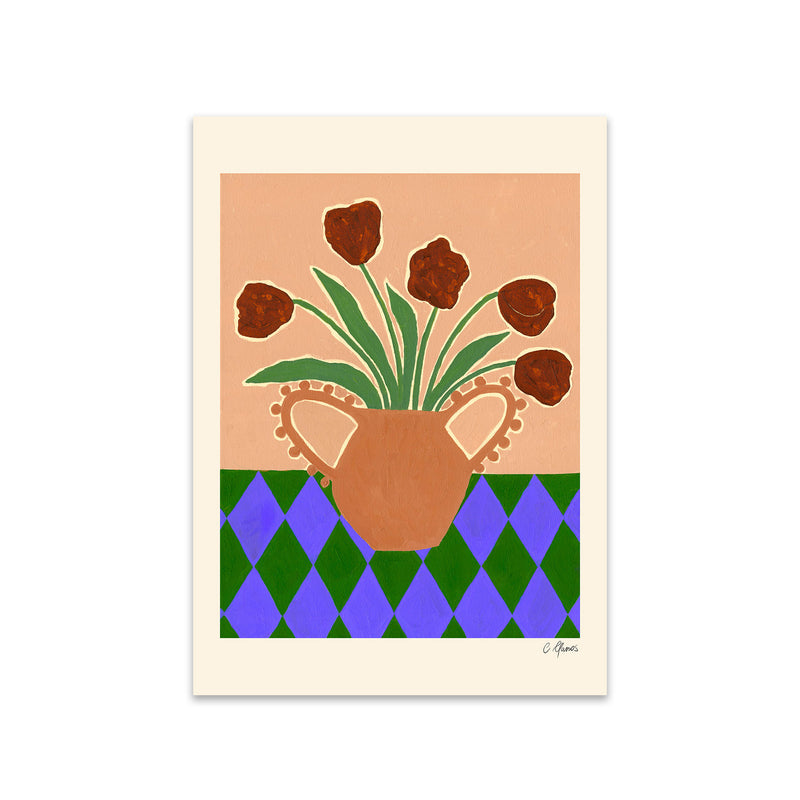 The Poster Club - Red Tulips von Carla Llanos | 50 x 70 cm