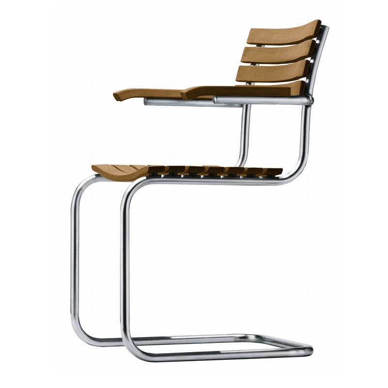 Thonet - S 40 Outdoor Stuhl | mit Armlehne