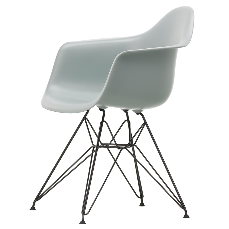 Vitra - Eames Plastic Armchair DAR RE | Filzgleiter basic dark / hellgrau RE / schwarz