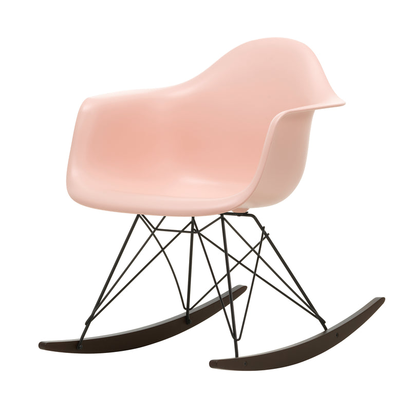 Vitra - Eames Plastic Armchair RAR | Kufen Ahorn dunkel / zartrosé RE / basic dark