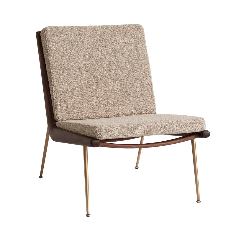 &Tradition - Boomerang HM1 Loungechair | beige / Walnuss geölt