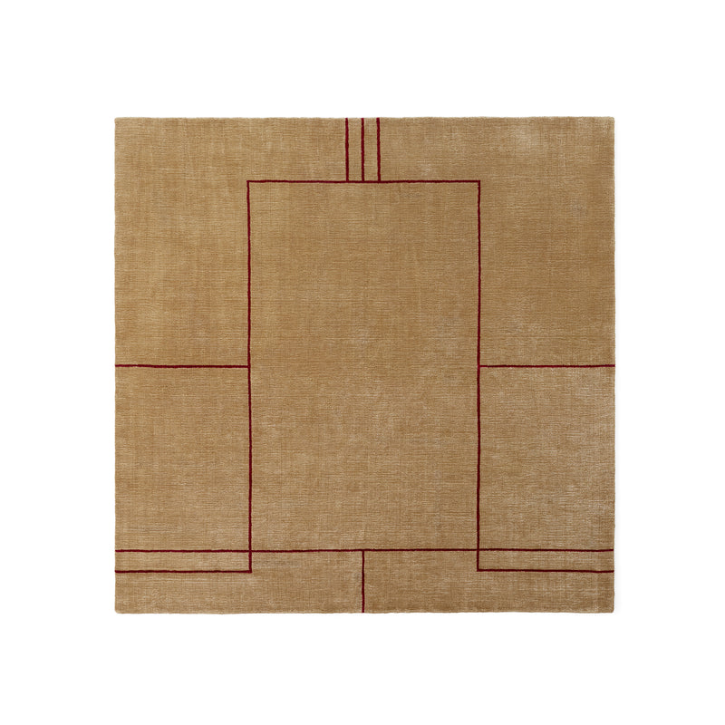 &Tradition - Cruise Teppich | 240 x 240 cm / Bombay golden brown