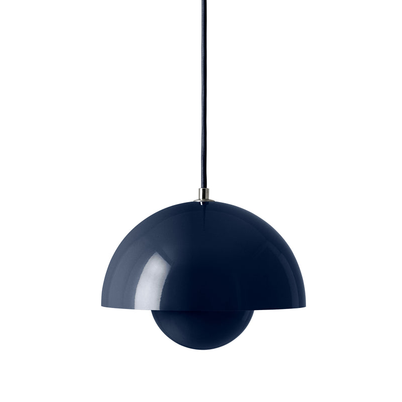 &Tradition - FlowerPot Pendelleuchte VP1 (farbig) | stahlblau