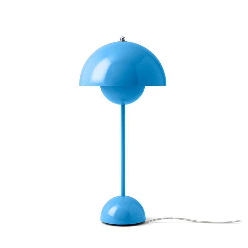 &Tradition - FlowerPot Tischleuchte VP3 | swim blau