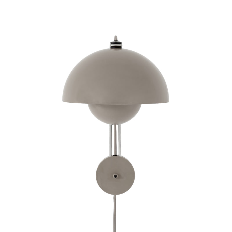 &Tradition - Flowerpot Wandleuchte VP8 | grau-beige