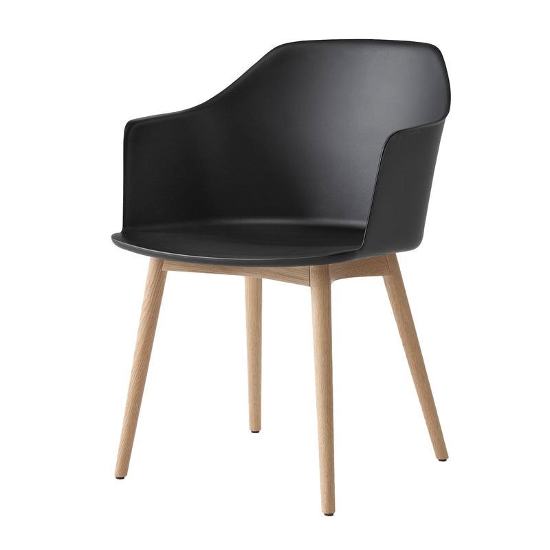 &Tradition - Rely Armchair HW76 | schwarz / Eiche