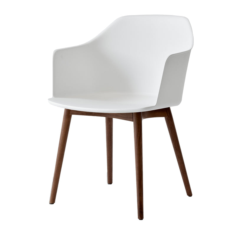 &Tradition - Rely Armchair HW76 | weiß / Walnuss