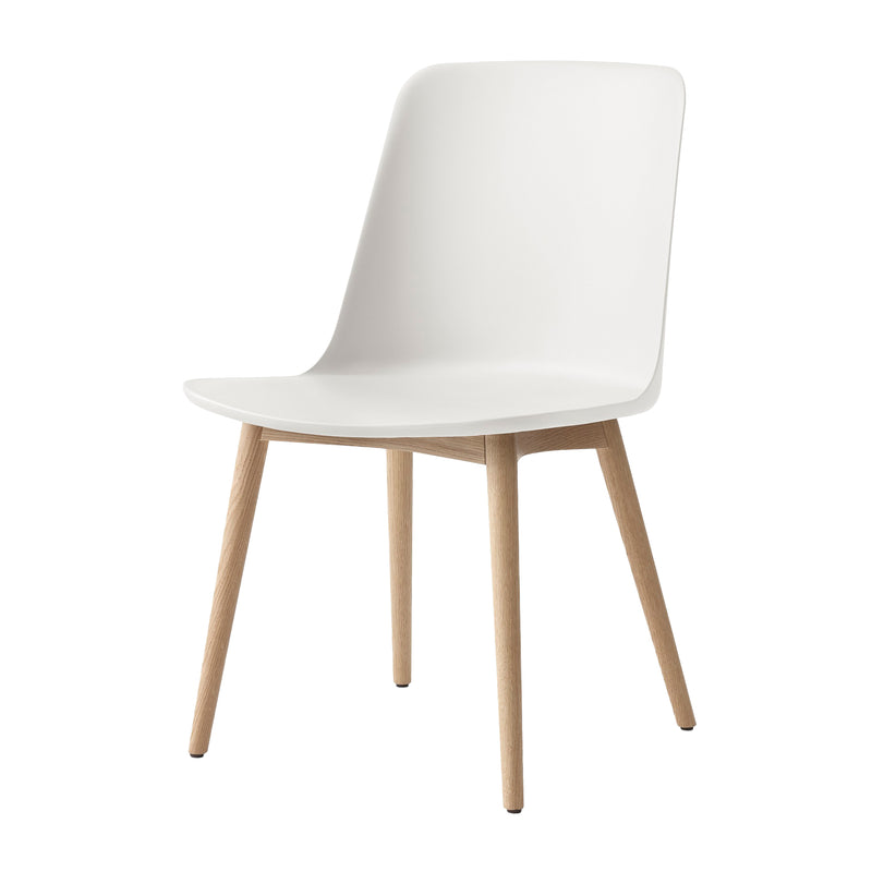 &Tradition - Rely Side Chair HW71 | weiß / Eiche