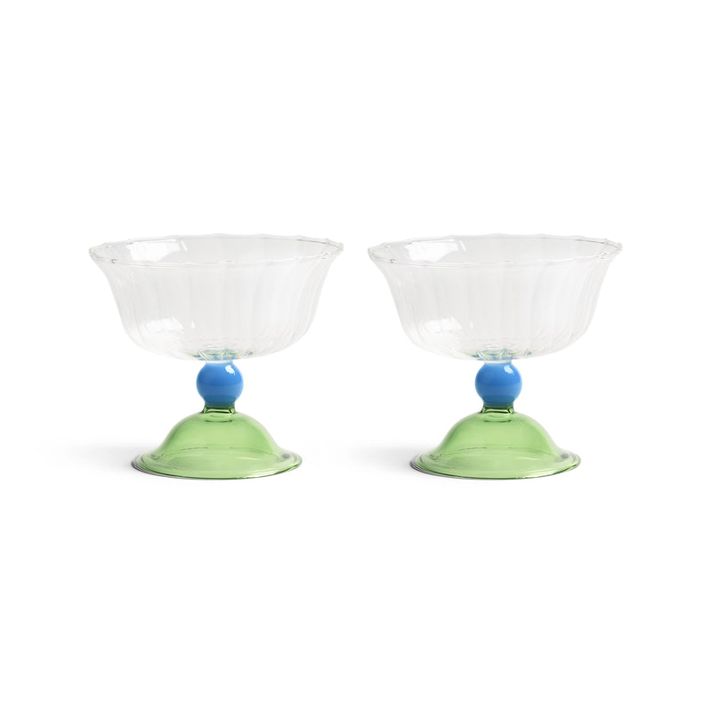&klevering - Tulip Coupeglas | grün