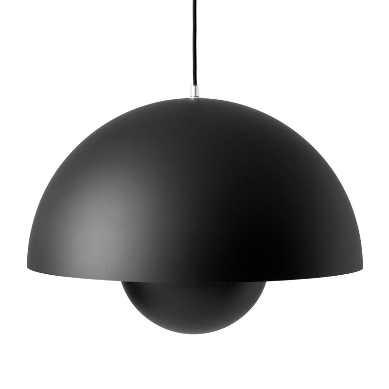 &Tradition - VP2 FlowerPot Pendelleuchte | matt schwarz