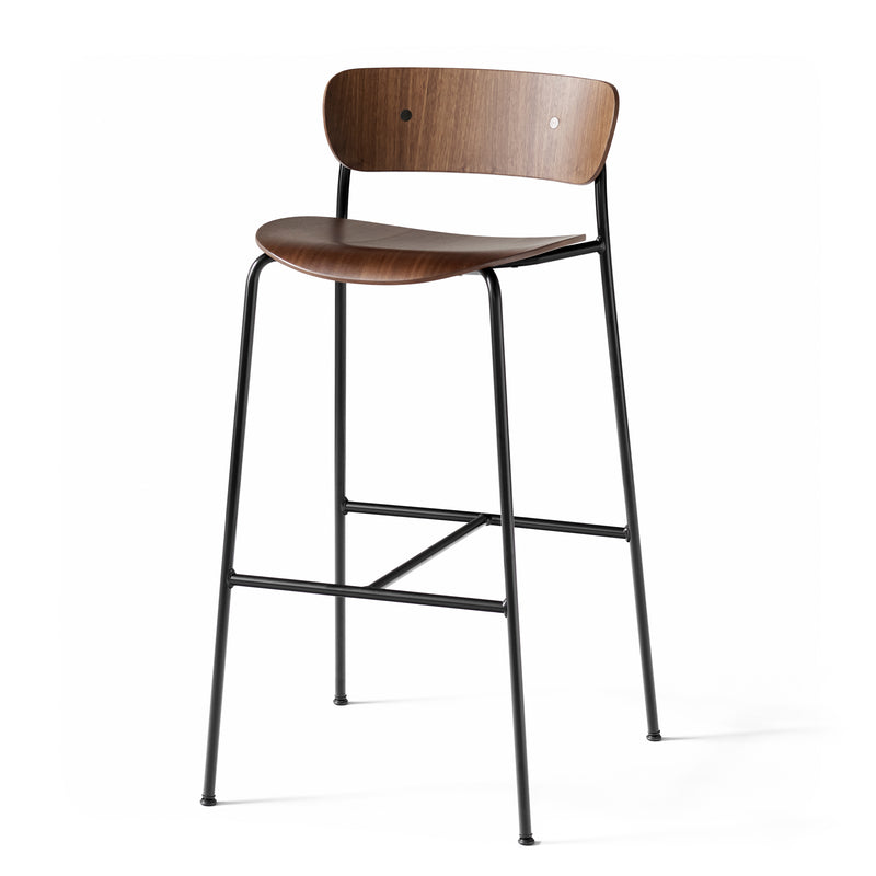 &Tradition - Pavilion Barhocker | Walnuss Natur / H 95 cm