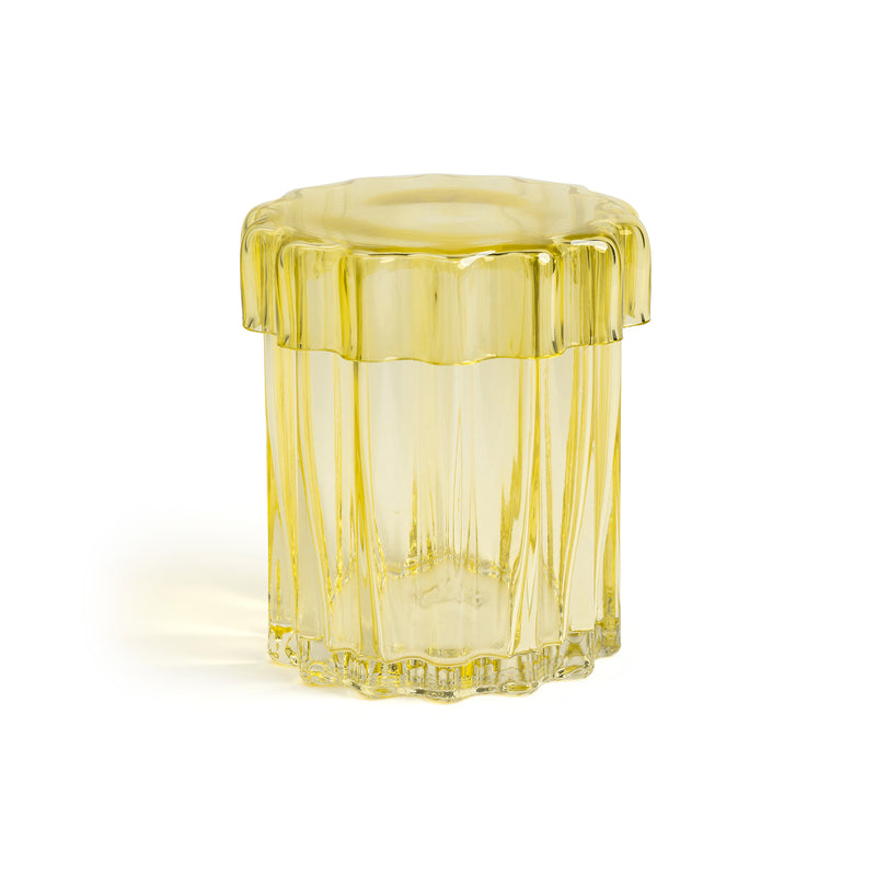 &klevering - Astral Vorratsglas mit Deckel | gelb