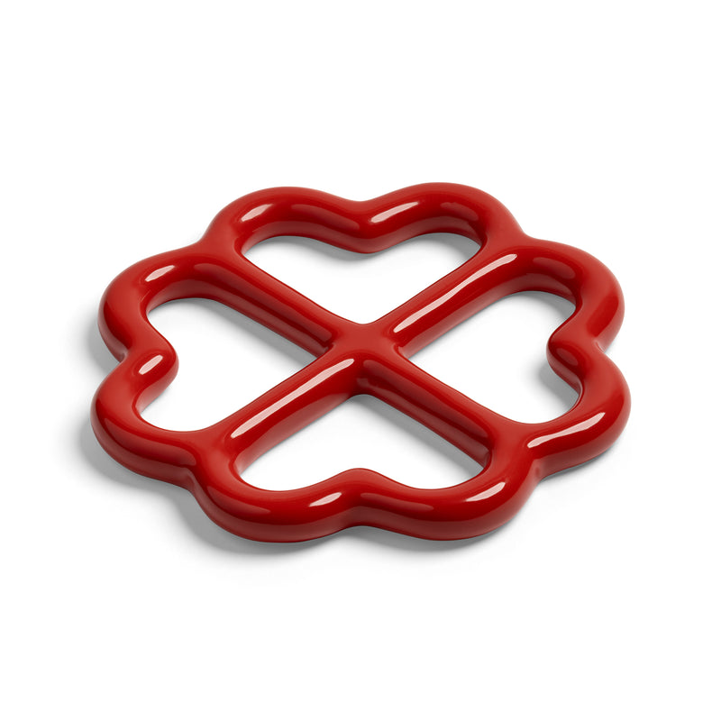 &klevering - Clover Topfuntersetzer | rot