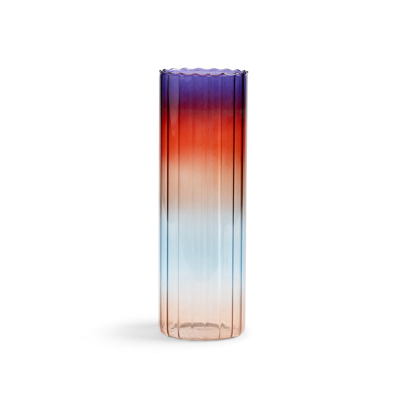 &klevering - Gradient Vase | 24 x Ø 8 cm / evening