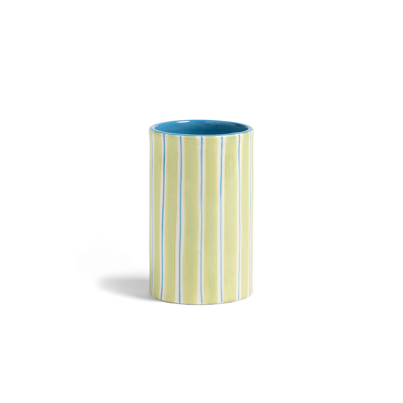 &klevering - Ray Vase | 12,5 x Ø 8 cm / grün