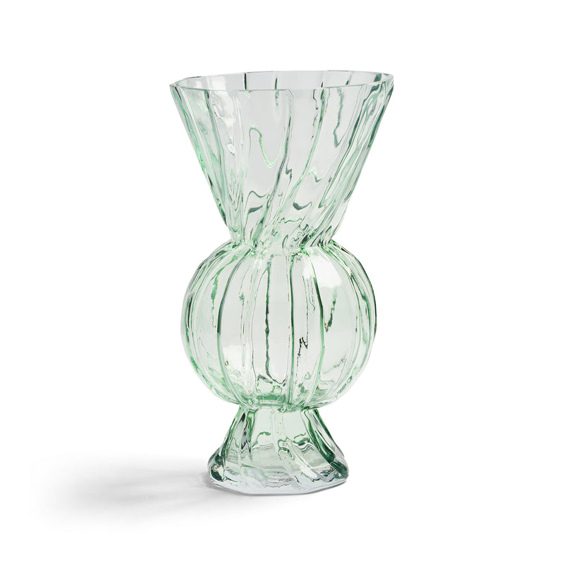 &klevering - Rhombic Glas-Vase | grün