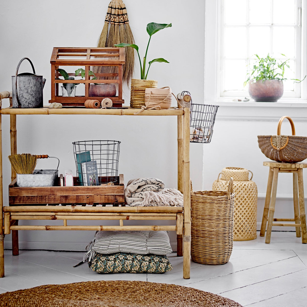 Madlin lantaarn met glas van Bloomingville