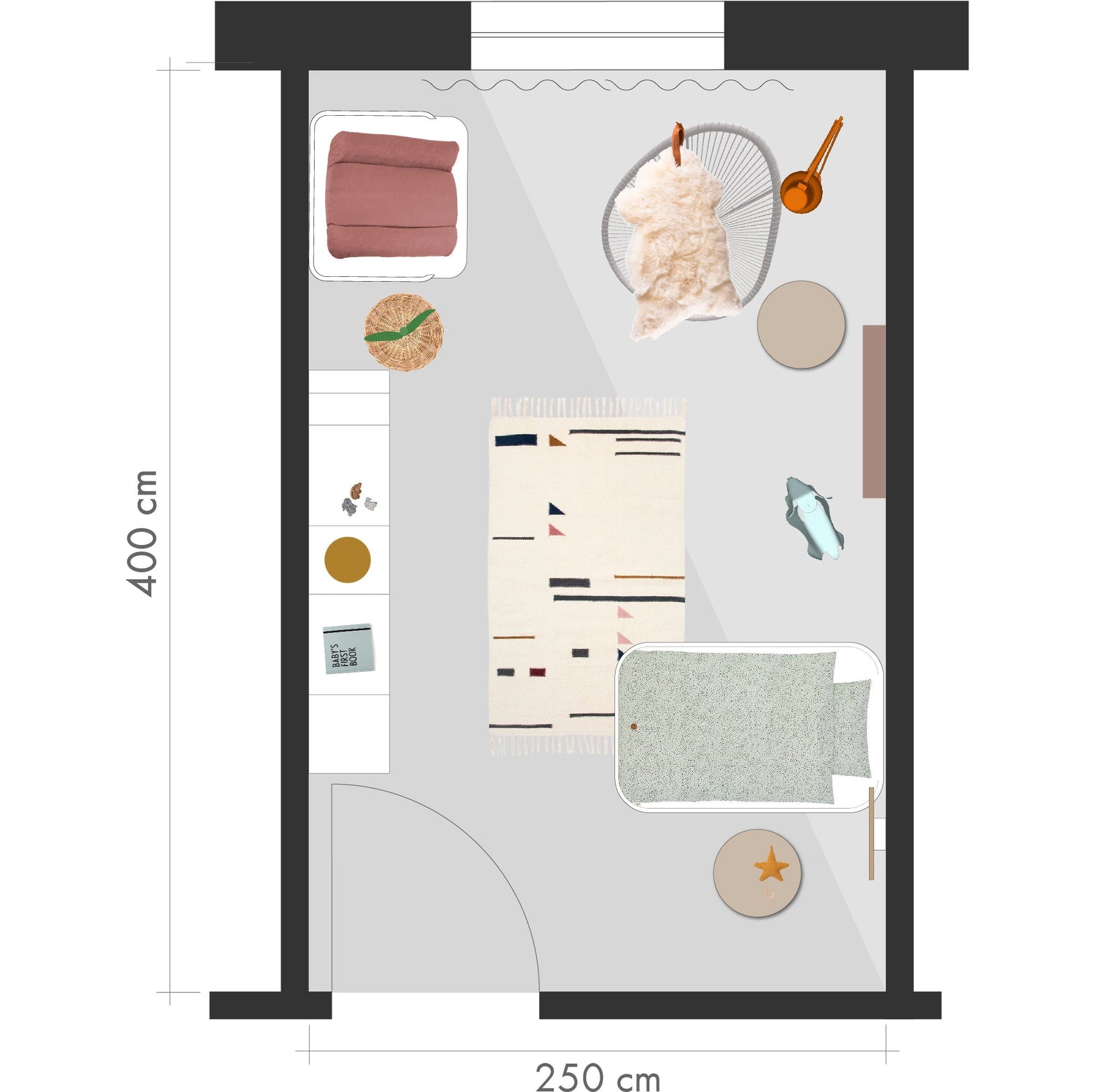 Babykamer inrichten: ideeën voor kleine kamers