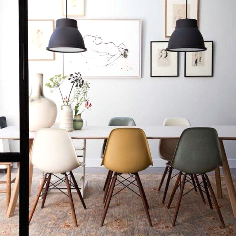 Designklassiekers van Vitra en Hay in de eetkamer
