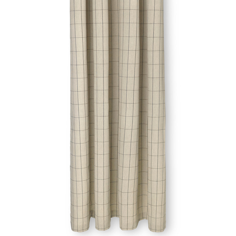 Ferm Living - Chambray Duschvorhang | kariert/sand