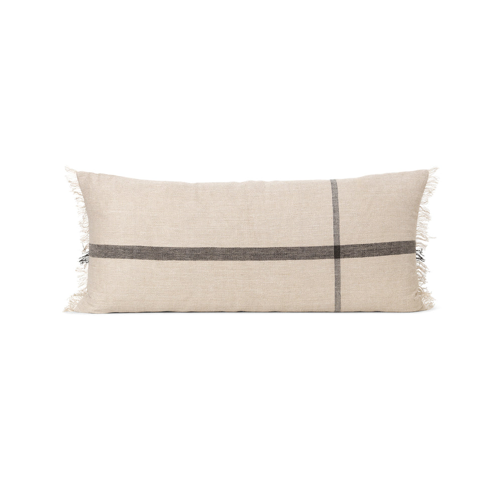 Ferm Living - Calm Kissen | 40 x 60 cm / camel/schwarz