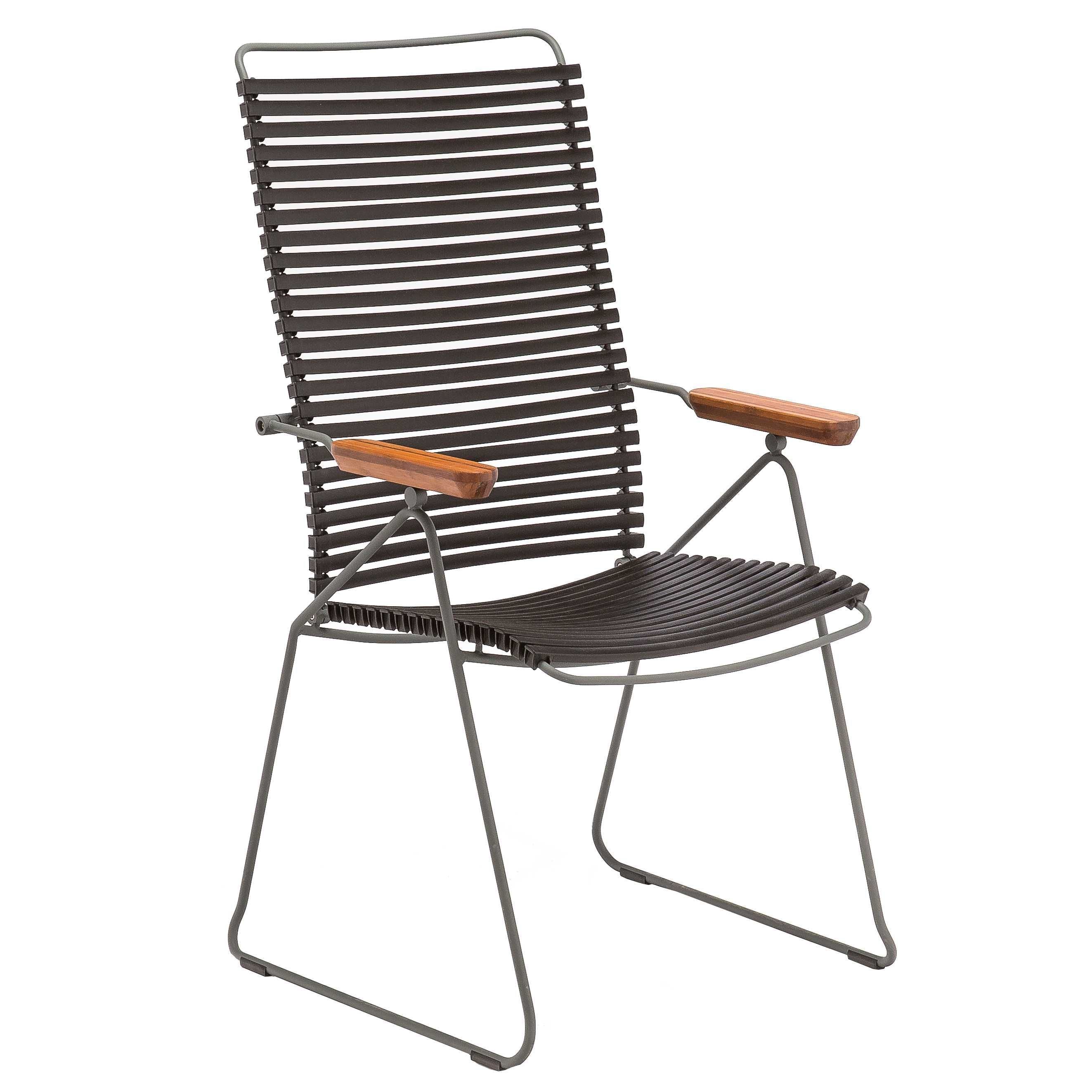 HOUE - CLICK Position Outdoor Armlehnstuhl | schwarz
