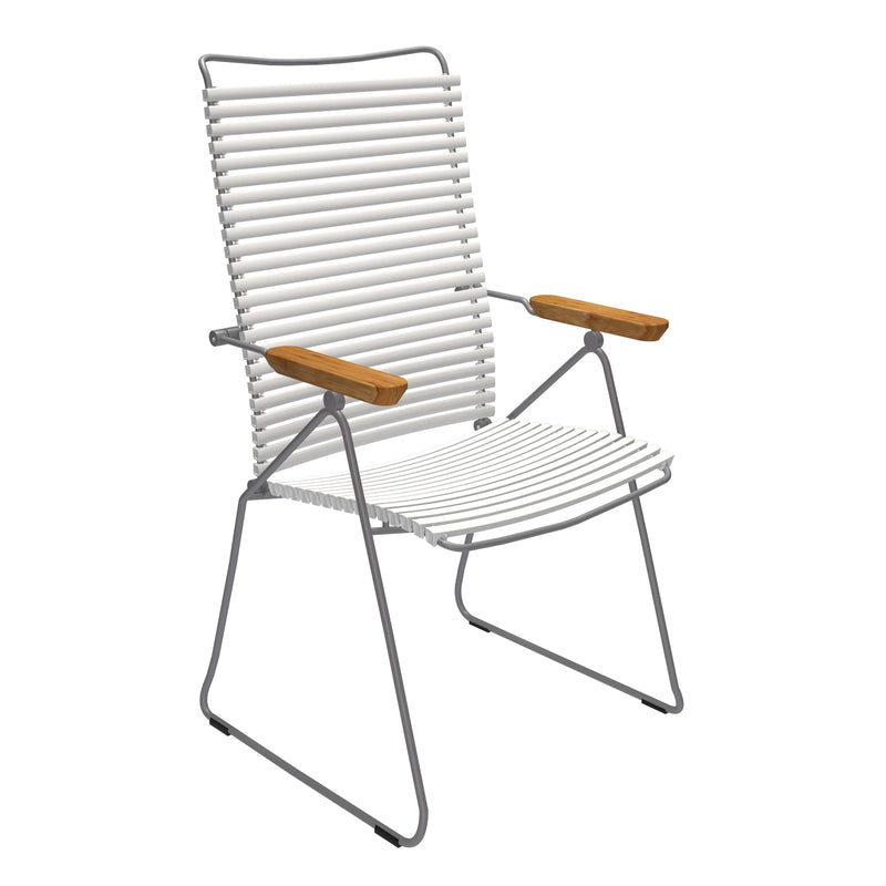 HOUE - CLICK Position Outdoor Armlehnstuhl | muted white