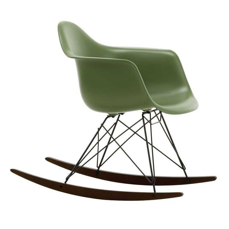 Vitra - Eames Plastic Armchair RAR | Kufen Ahorn dunkel / forest RE / verchromt