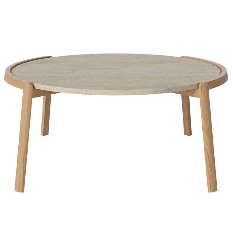 Bolia - Mix Coffee Table | Travertin sand / Ø 94 cm