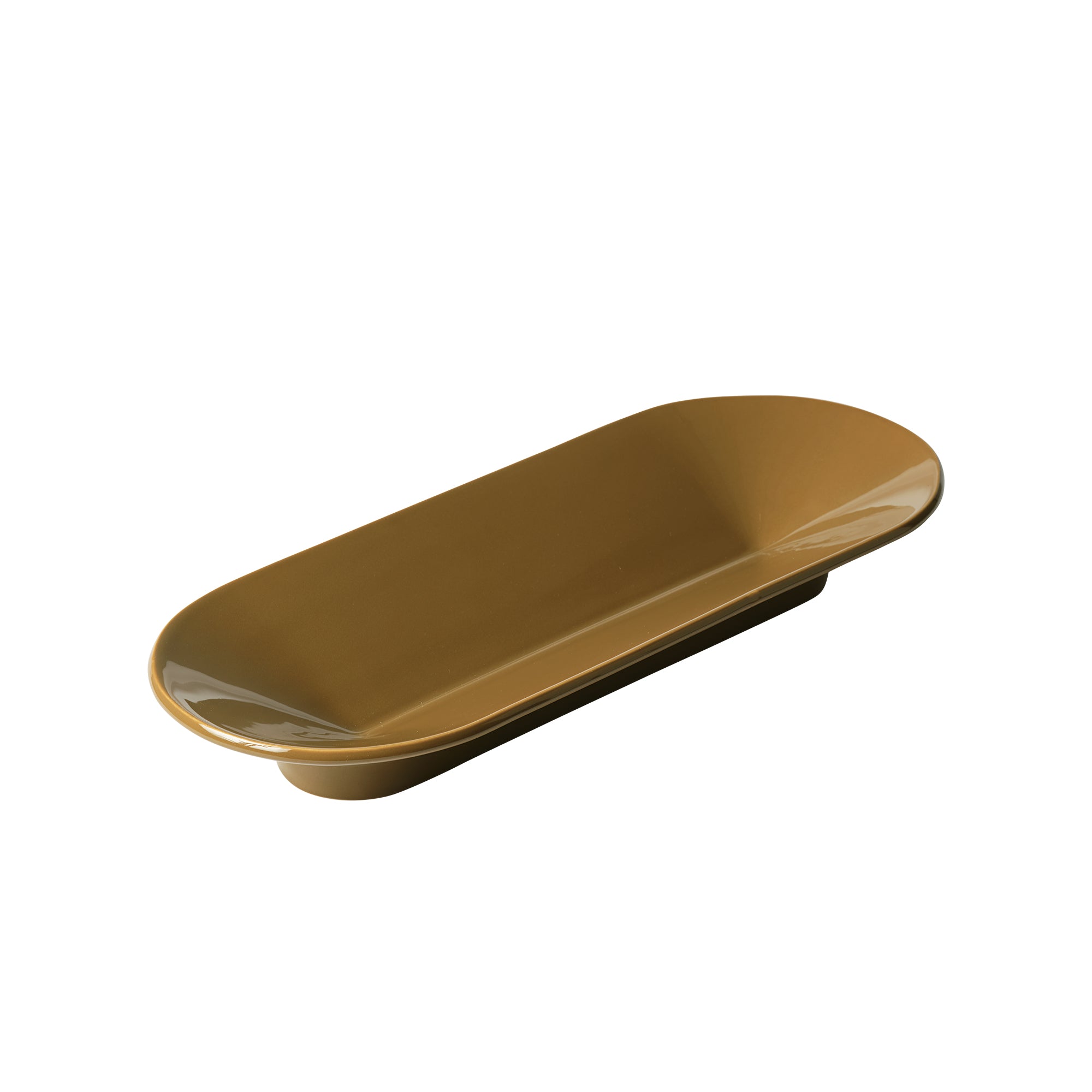 Muuto - Mere Schale | 51,5 x 21,5 cm / braun-grün