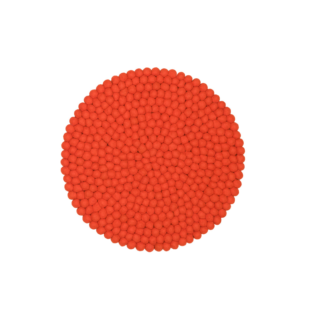 myfelt - Sitzauflage | orangerot