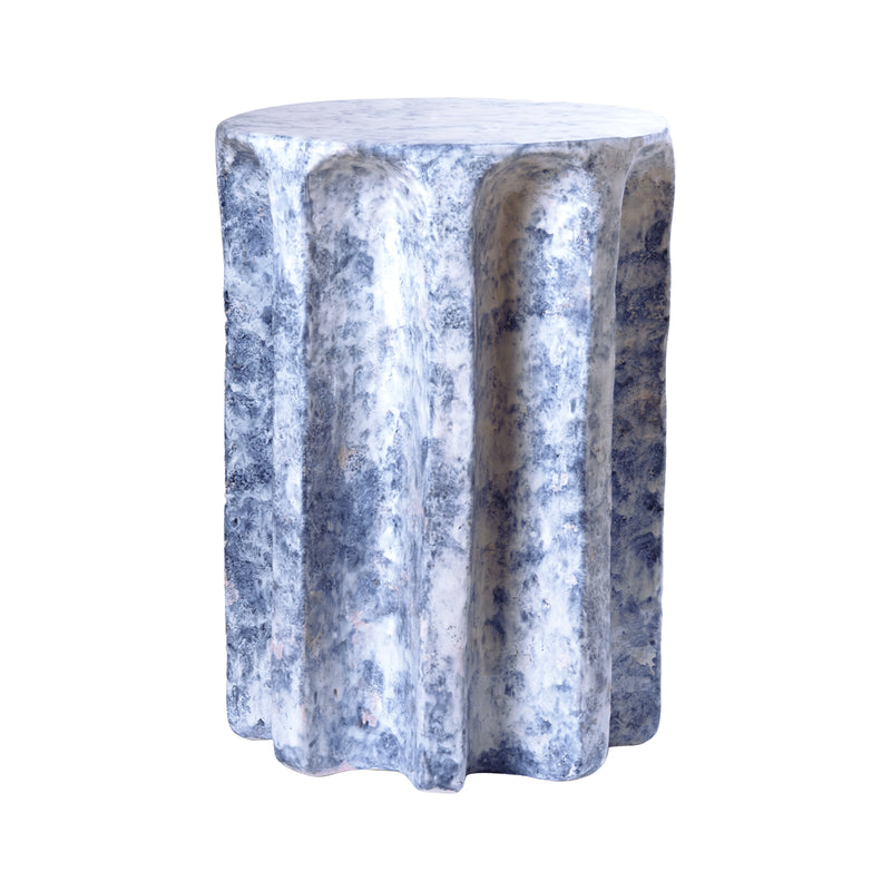 Pulpo - Chouchou Hocker / Beistelltisch | Ø 39 x H 57 cm / marmorweiß