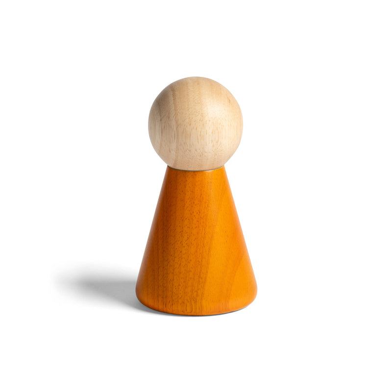 &amp;klevering - Halma Salz- und Pfeffermühle H 15 | orange/nature