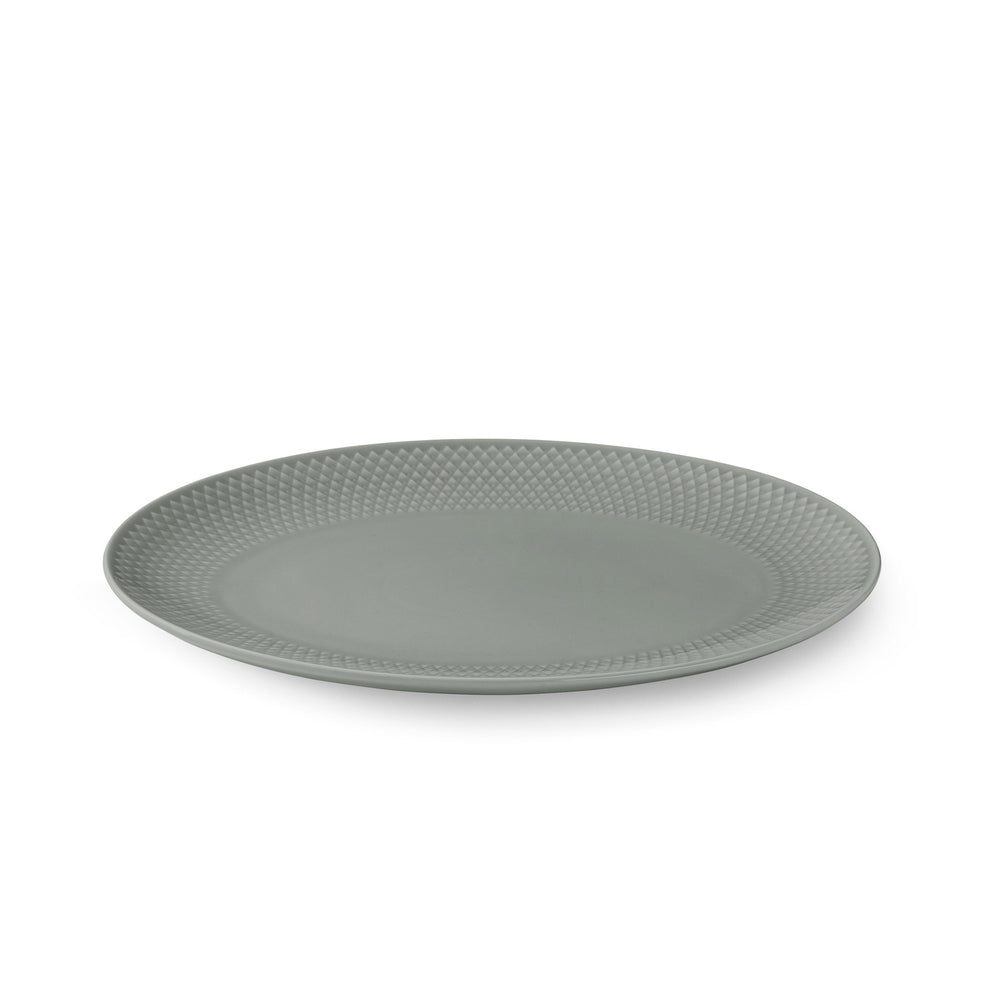 Lyngby Porcelæn - Rhombe Servierplatte | 21,5 x 28,5 cm