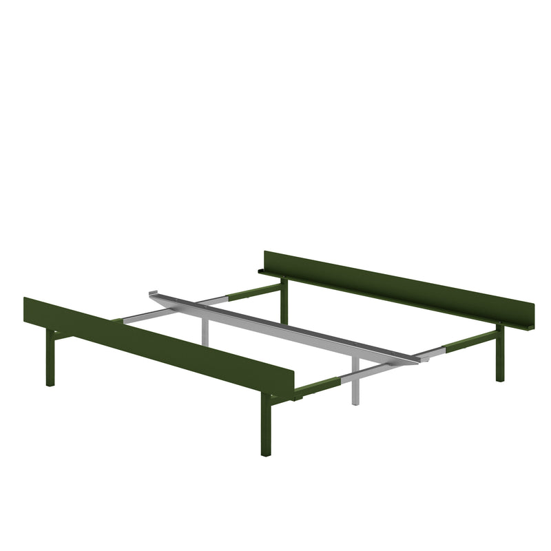 Moebe - Ausziehbett | Höhe 39 cm / pine green