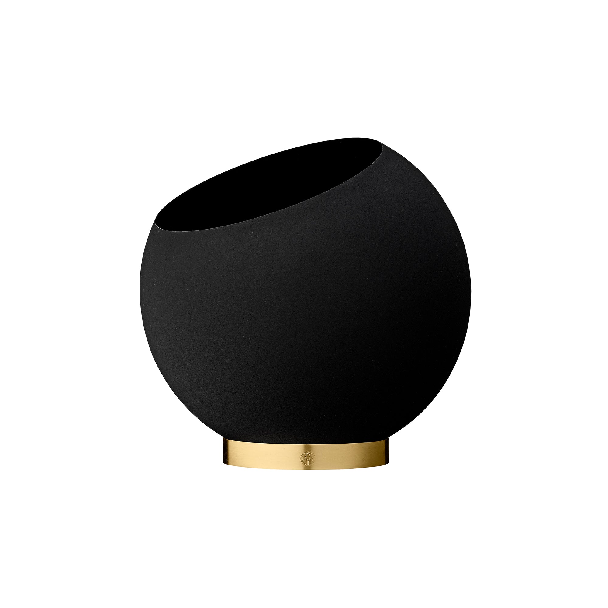 AYTM - Globe Blumentopf | Ø 30 x H 26,6 cm / schwarz