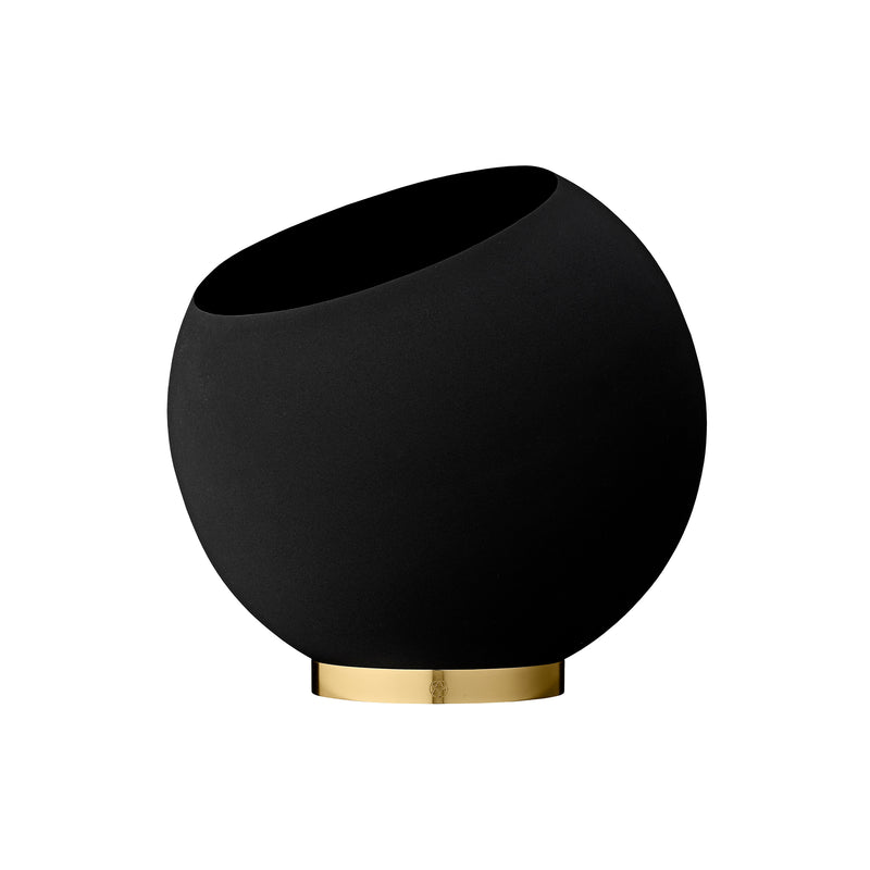 AYTM - Globe Blumentopf | Ø 37 x H 32,3 cm / schwarz