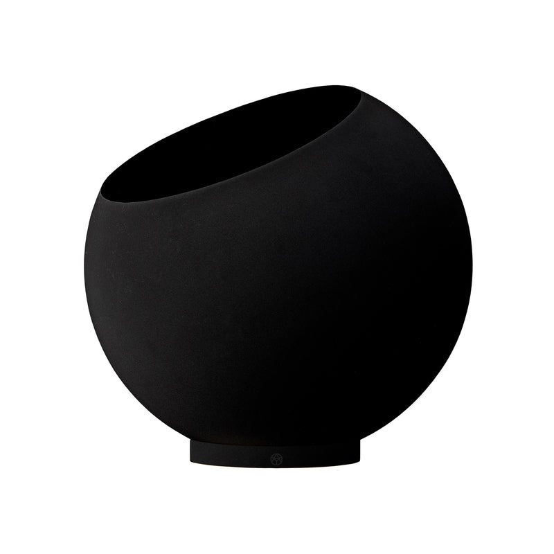 AYTM - Globe Blumentopf | Ø 43 x H 37,4 cm / schwarz/schwarz