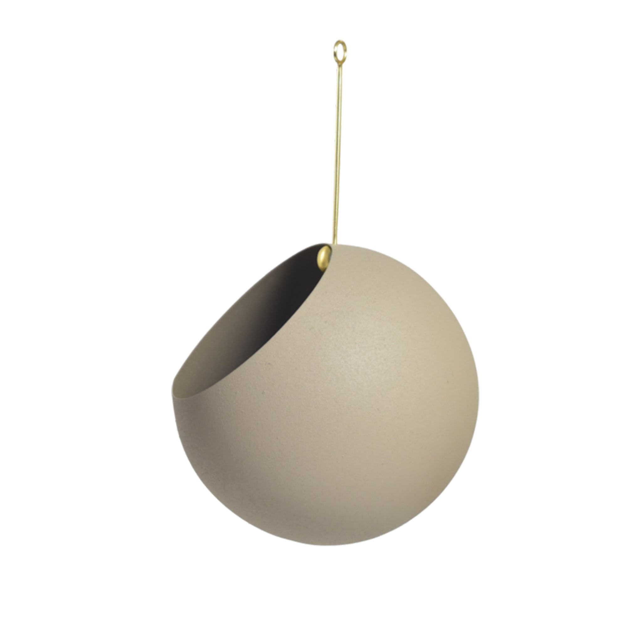 AYTM - Globe Hängeblumentopf | Ø 17 cm / taupe