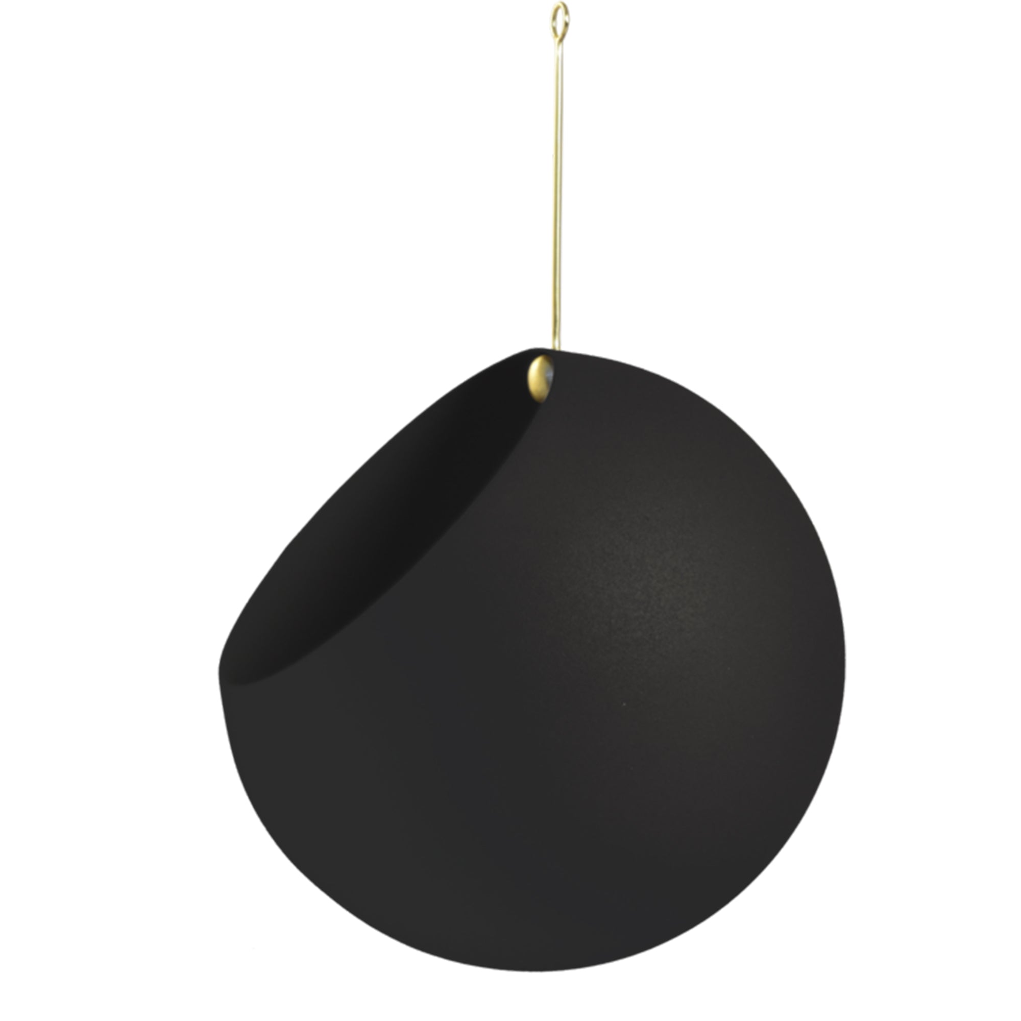 AYTM - Globe Hängeblumentopf | Ø 21 cm / schwarz