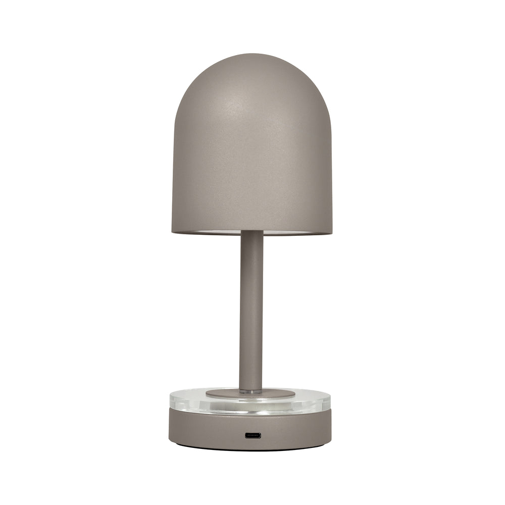 AYTM - Luceo Portable LED Akkuleuchte | Ø 9,9 x H 24 cm / taupe