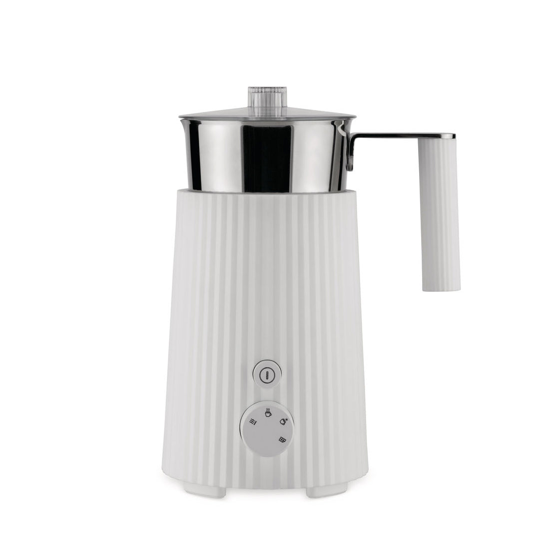 Alessi - Plissé Milchaufschäumer | weiß