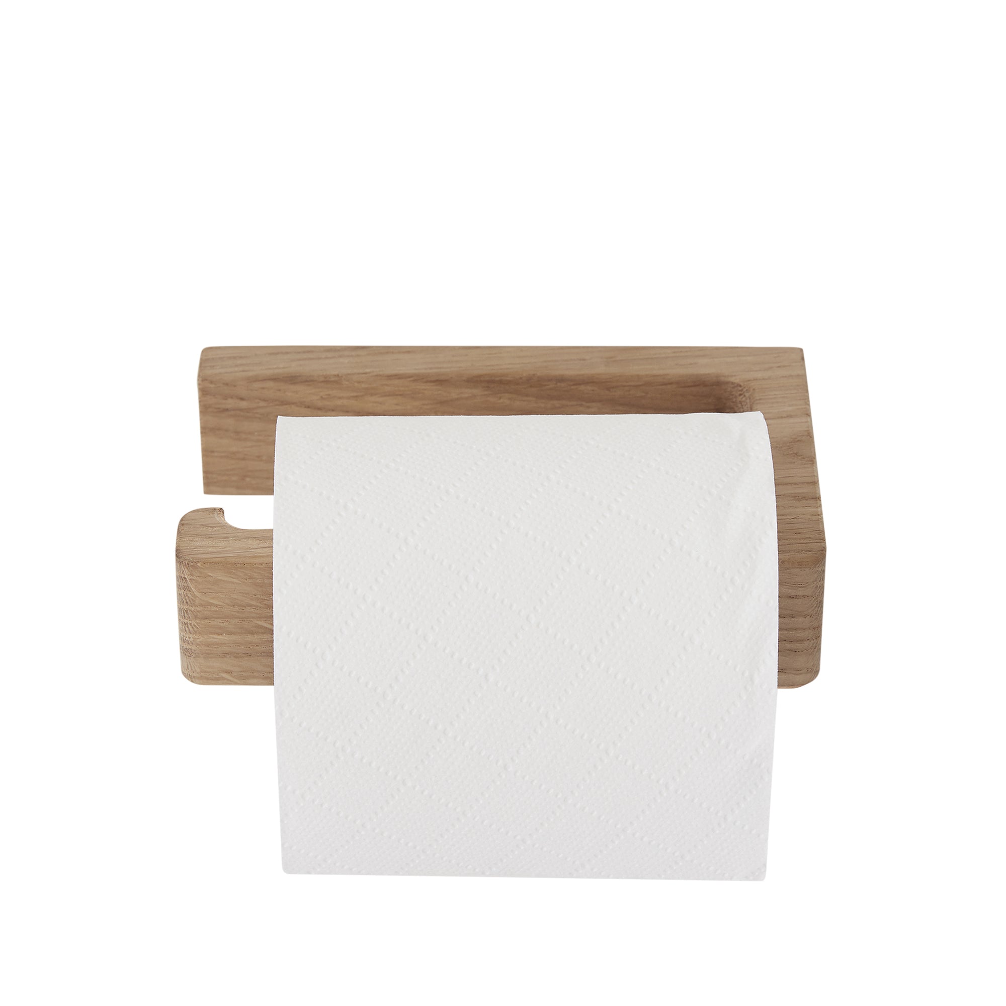 Andersen Furniture - Toilettenpapierhalter | Eiche weiß pigmentiert geölt