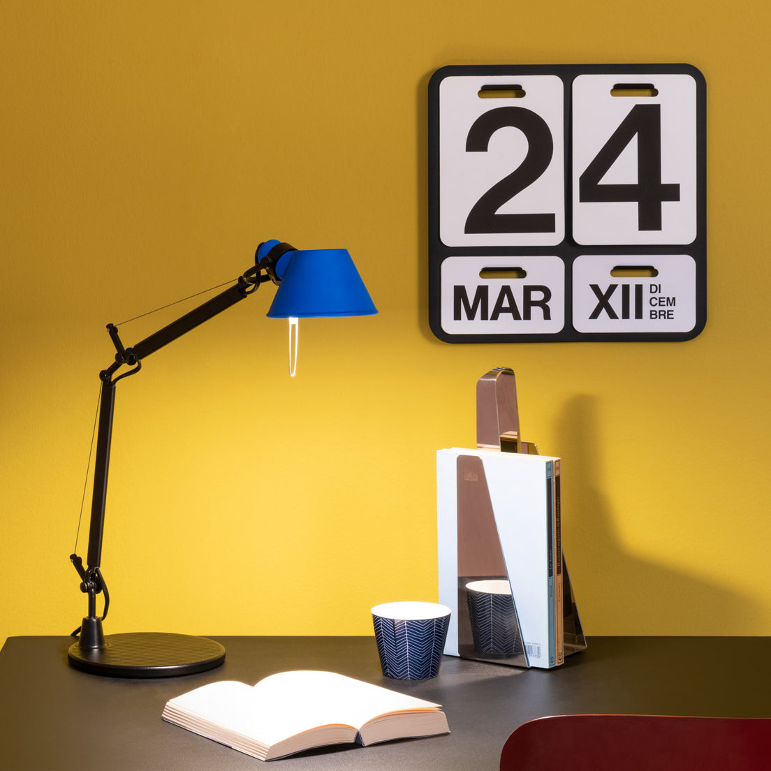 Artemide - Tolomeo Micro Bicolor Tischleuchte | blau