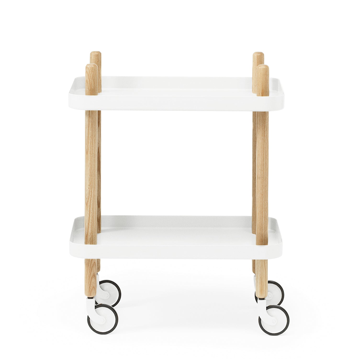 Normann Copenhagen - Block Beistellwagen | Esche/weiß