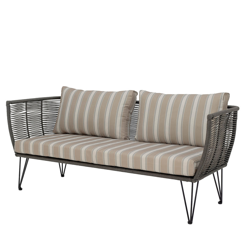 Bloomingville - Mundo Sofa | weiß beige gestreift