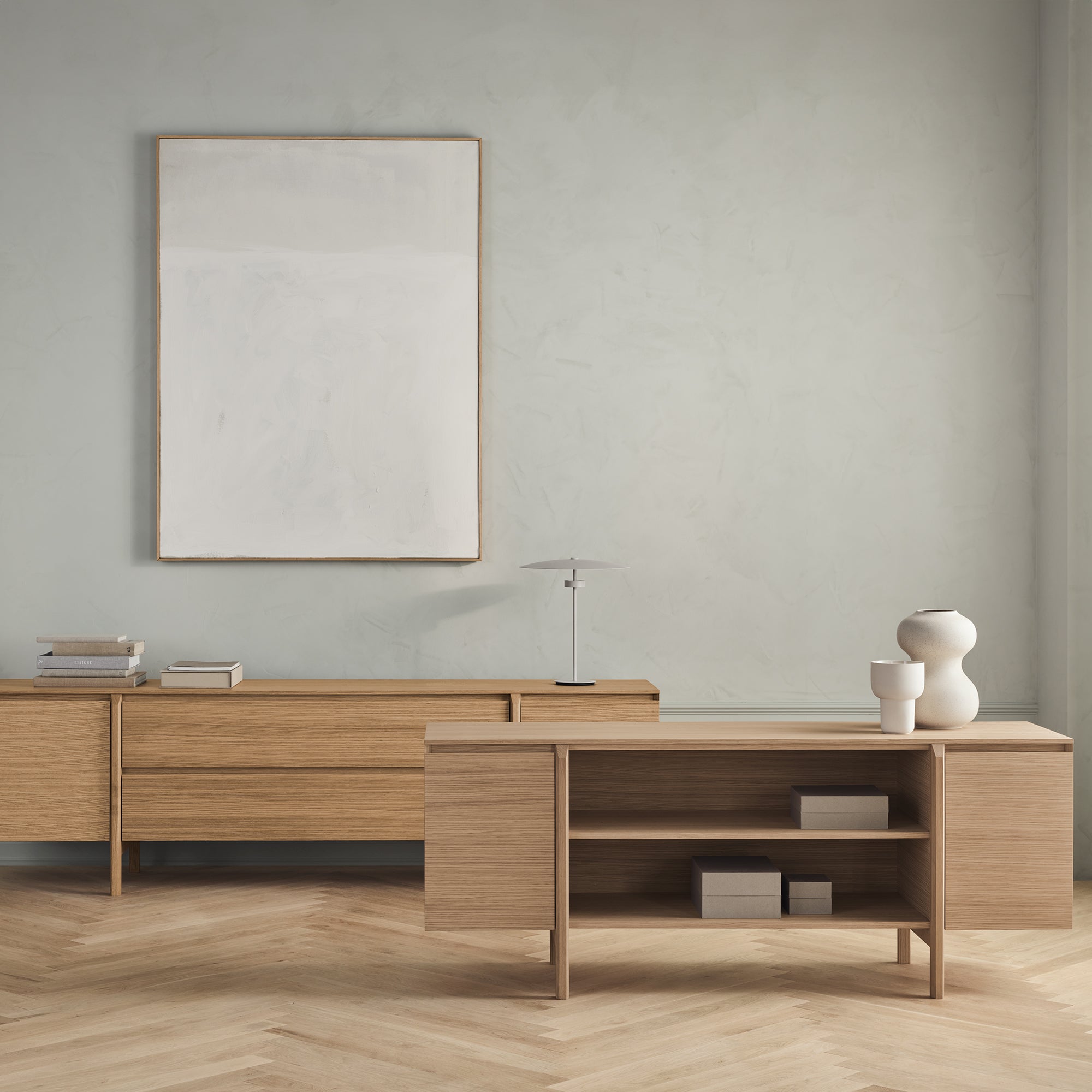 Bolia - Daia Sideboard | ohne Schubladen / Eiche geölt / 180 cm, mit Schubladen / Eiche geölt / 180 cm, ohne Schubladen / Eiche geölt / 240 cm, mit Schubladen / Eiche geölt / 240 cm