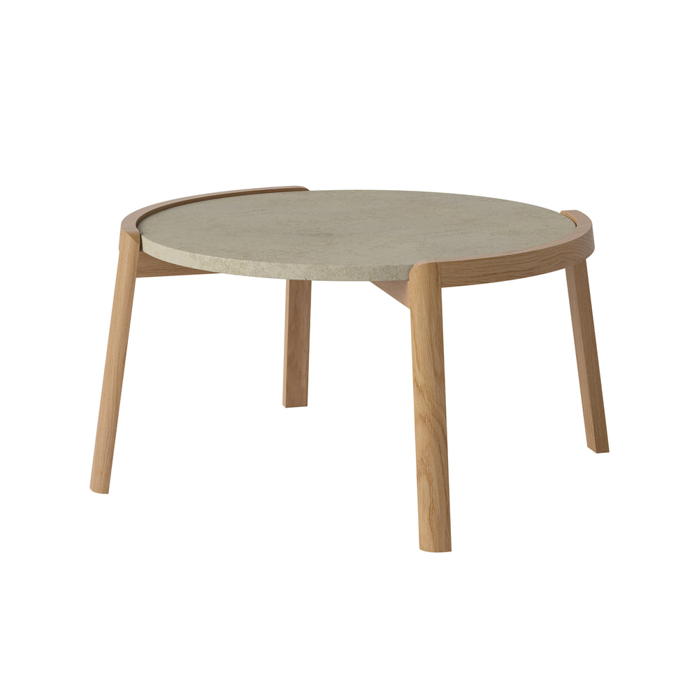 Bolia - Mix Coffee Table | Travertin sand / Ø 65 cm
